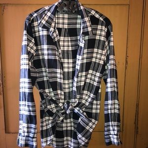 Black and white flannel H&M